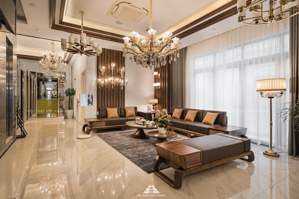 Đệm và vải bọc được thực hiện tỉ mỉ, đảm bảo tính chắc chắn và thẩm mỹ cao